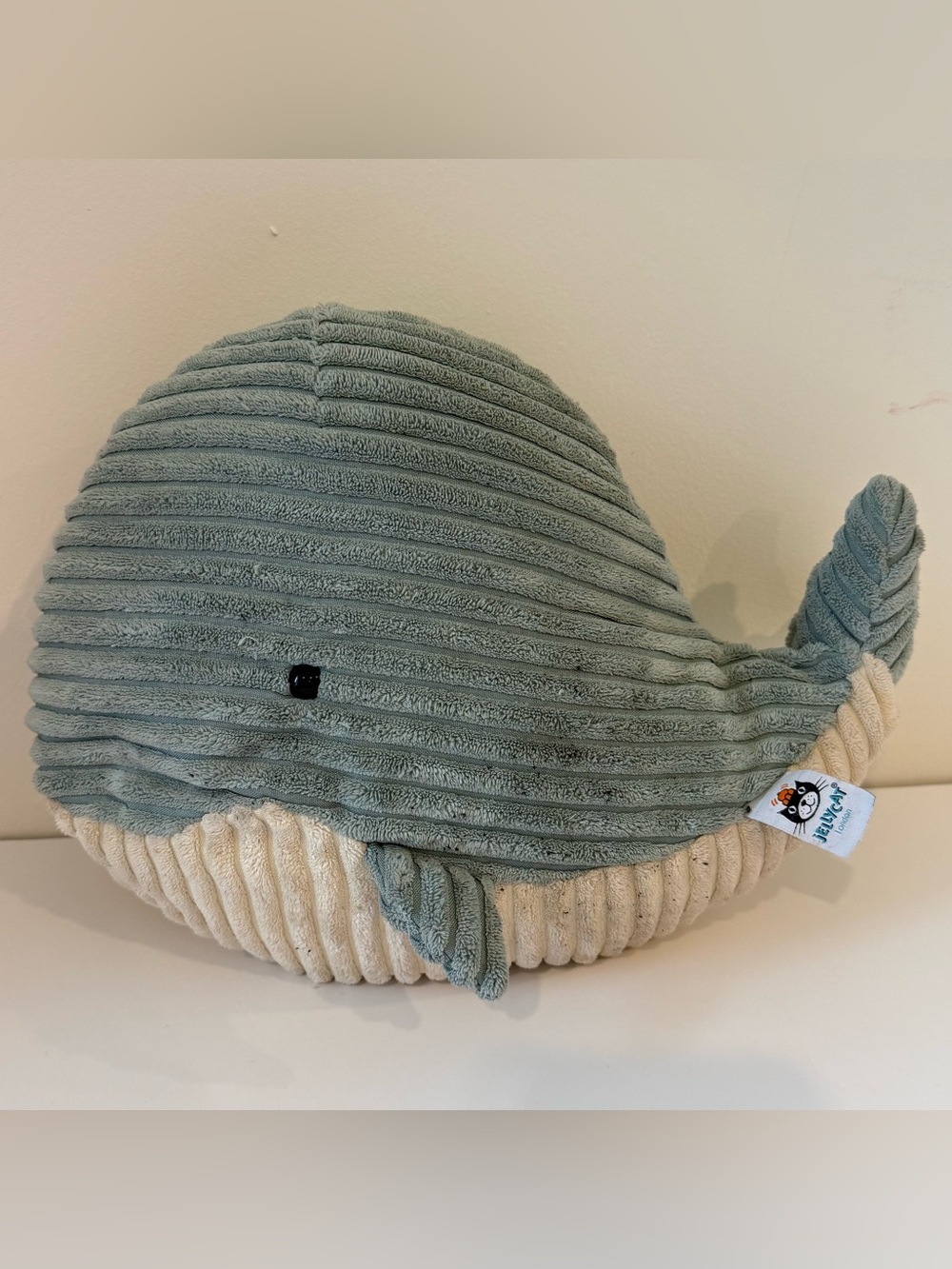 Jellycat Cordy Roy Whale 13” Corduroy Plush Doll Stuffed Animal Large Blue Toy